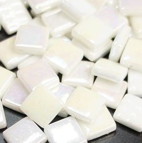 12x12mm wit parelmoer 1