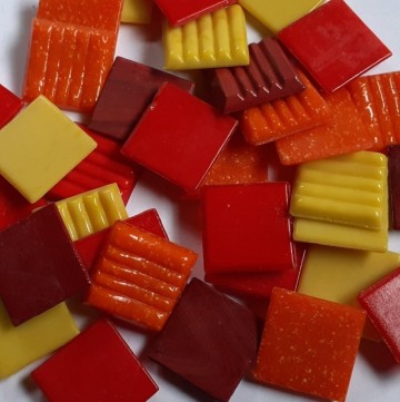 2x2 rood oranje geel