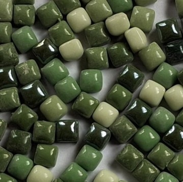 48x48mm groenmix glas 0 a