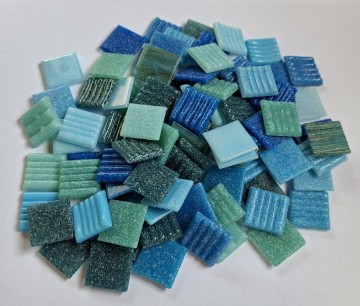 Blauw groen aqua  luxe