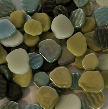 Bloemen klein 9 groen mix