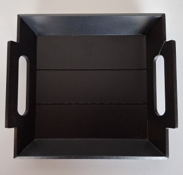 Dienblad 16x17 zwart a