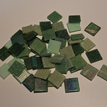 Groen 2x2cm luxe