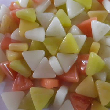 Mini triangel geel 0