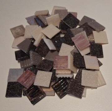 Paars roze 2x2cm luxe 0