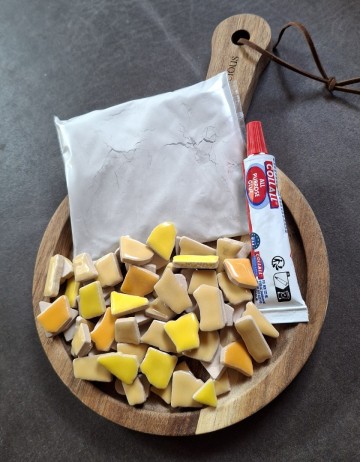 Pakket 15 cm geel