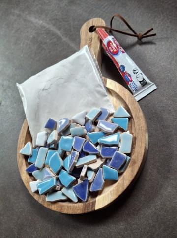 Pakket 15 cm turquoise