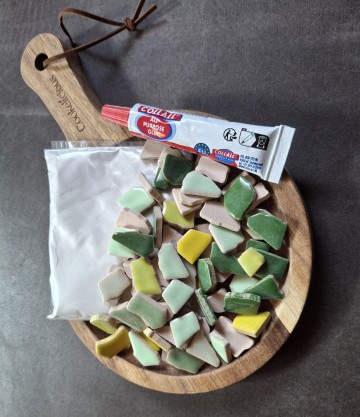 Pakket 15cm lime groen
